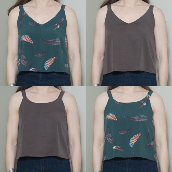 Double Reversible Ogden Cami