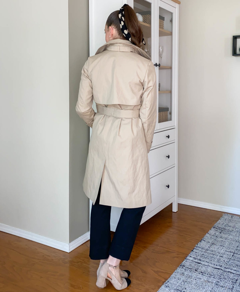 ISLA SHORT TRENCH COAT WITH DETACHABLE BELT main image 1