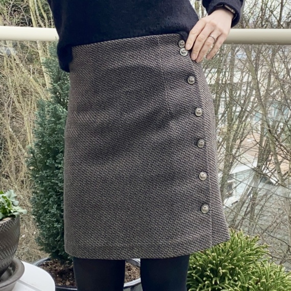 A skirt made of leftovers